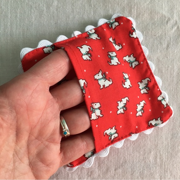 ✨Handmade Vintage-style Scottie Dog Coasters, set of 2✨ - Picture 10 of 12